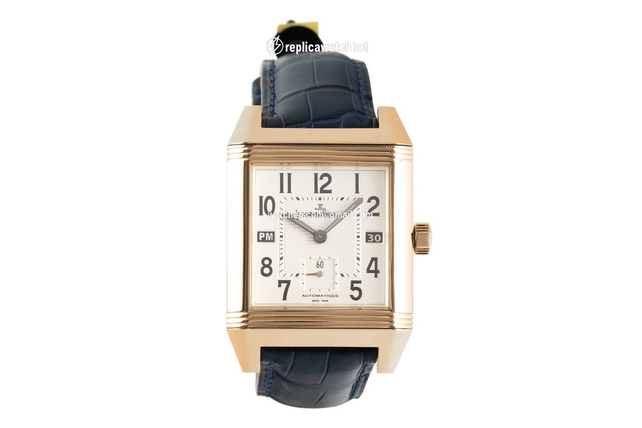Jaeger-LeCoultre Reverso Squadra Hometime Mens watch Unisex Automatic Red gold 230.2.77 2