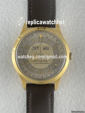 Movado Mens watch Unisex Automatic Yellow gold Movado Calendomatic 2