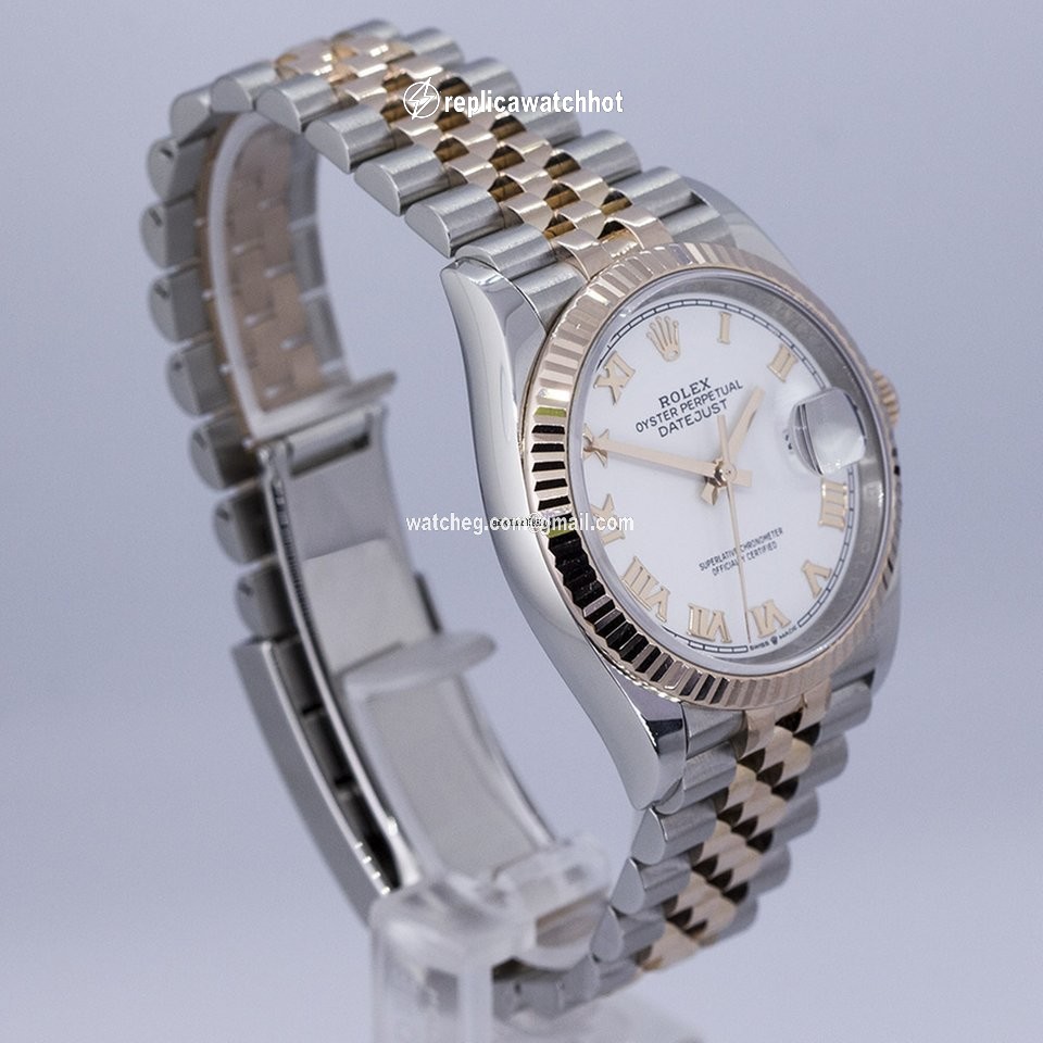 Rolex Datejust 36 Mens watch Unisex Gold Steel Automatic 126231-0015 2