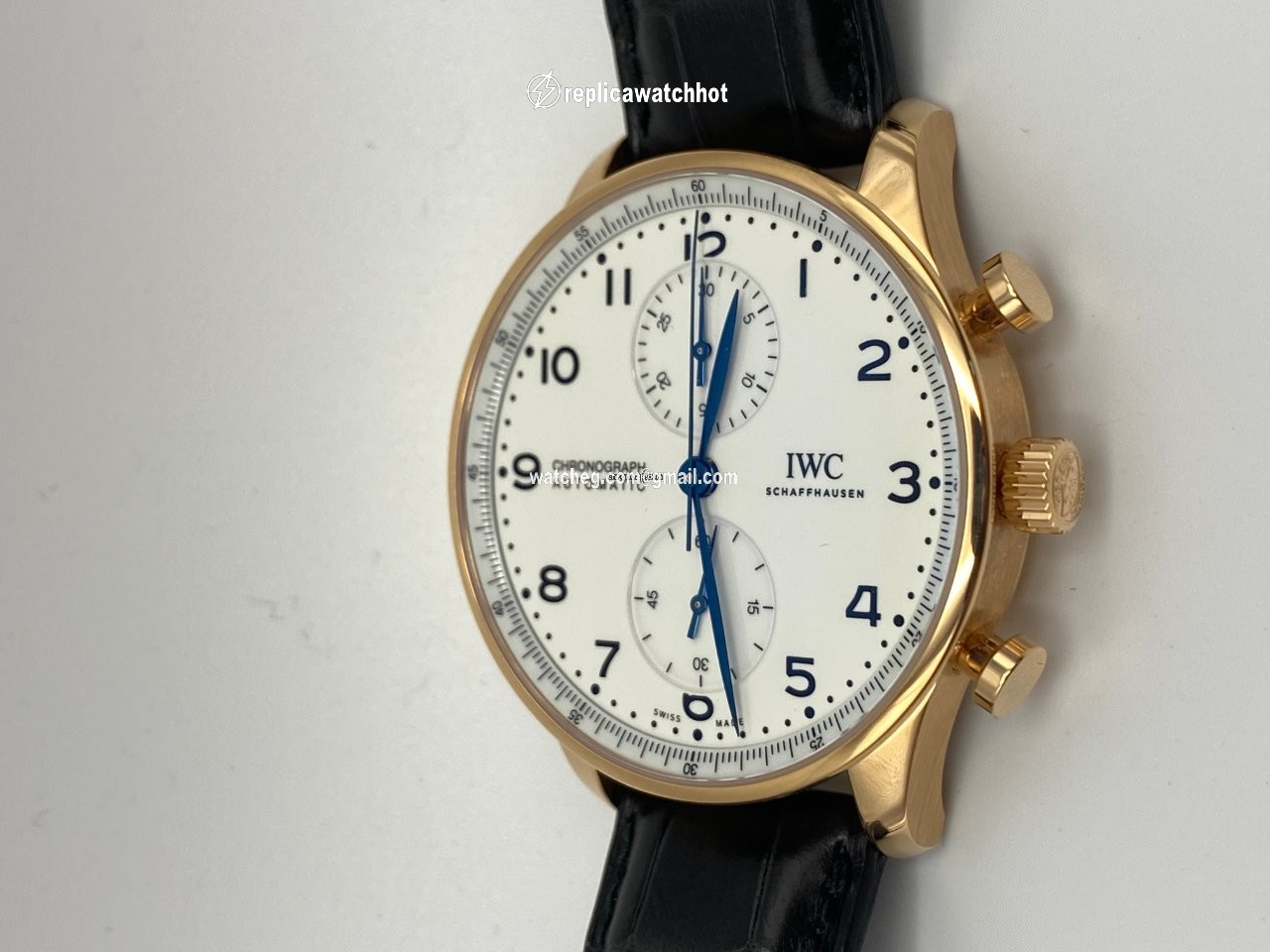IWC Portuguese Chronograph Automatic Red gold IW371603 2
