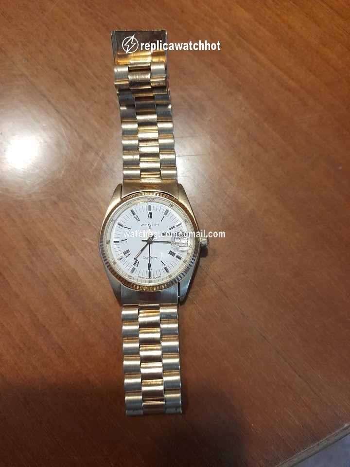 Zenith Captain Mens watch Unisex Quartz Yellow gold 116-2 2