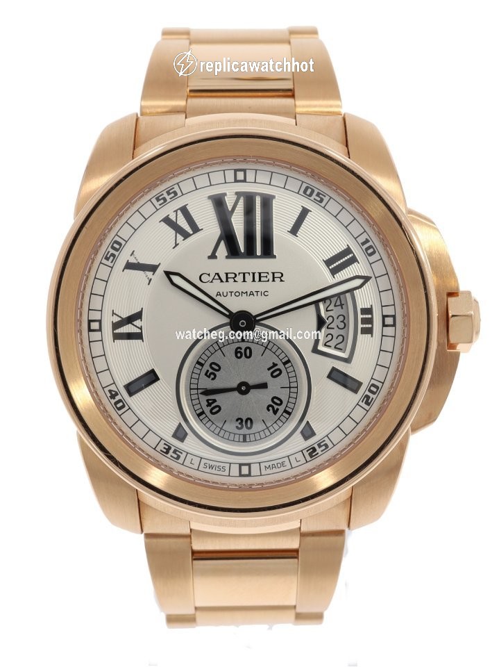 Cartier Calibre de Cartier Mens watch Unisex Automatic Rose gold W7100018 2