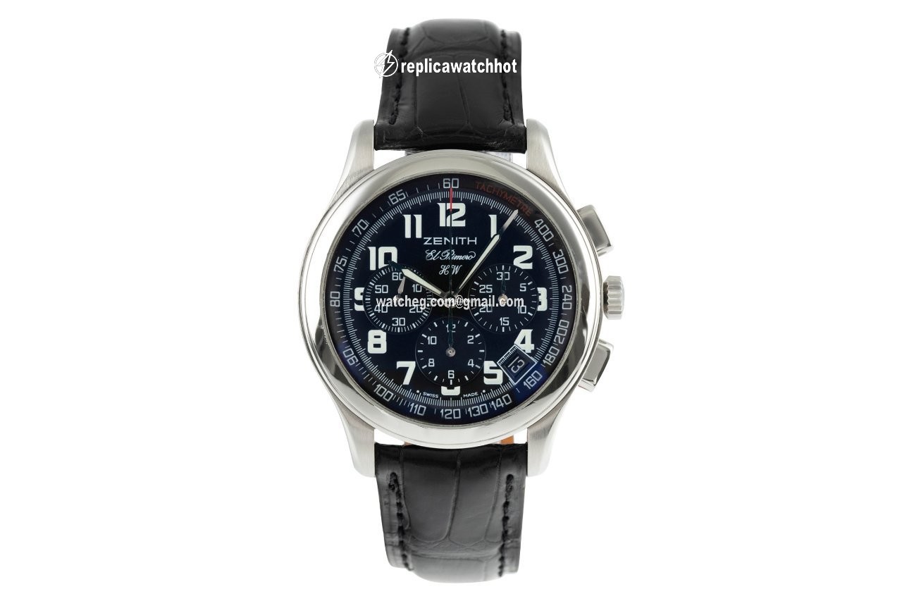 Zenith El Primero Chronograph Mens watch Unisex Manual winding Steel 02.0500.420 2