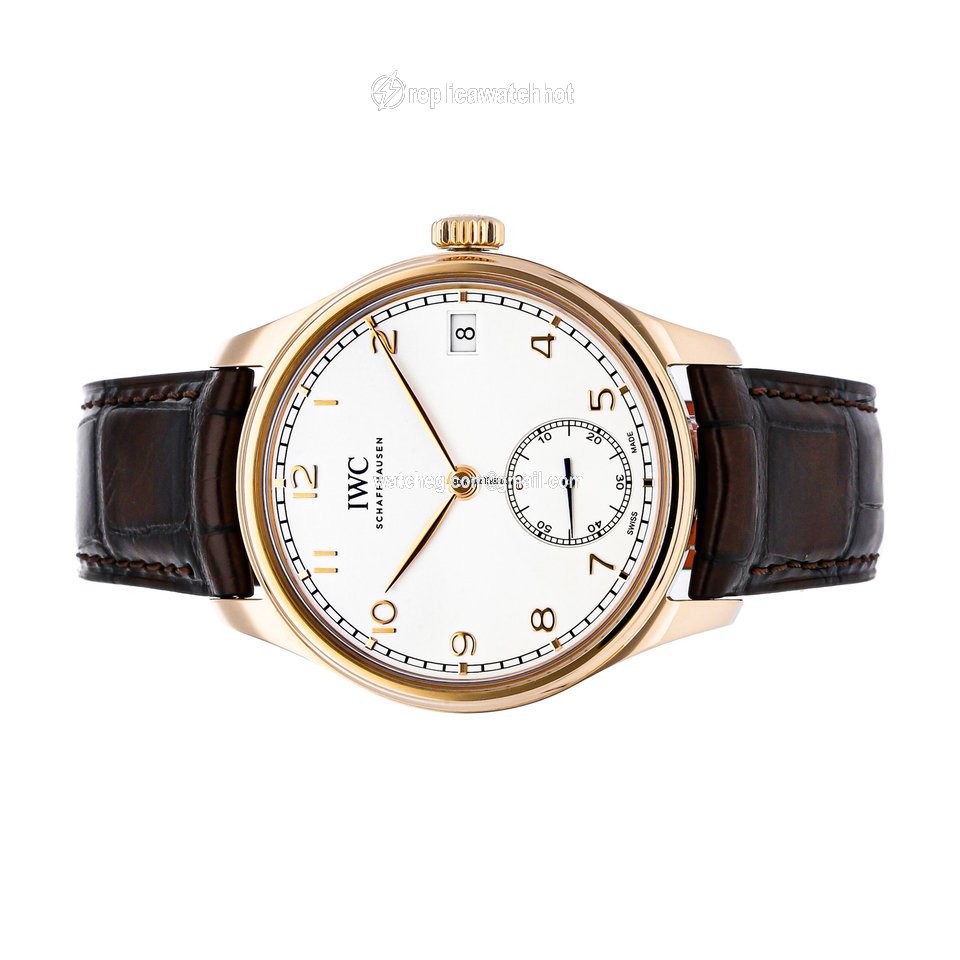 IWC Portuguese Hand-Wound Mens watch Unisex Manual winding Rose gold IW5102-04 2