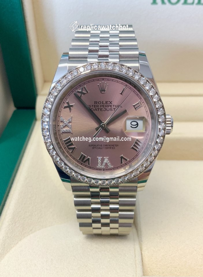 Rolex Datejust 36 Mens watch Unisex Steel Automatic 126284RBR 2