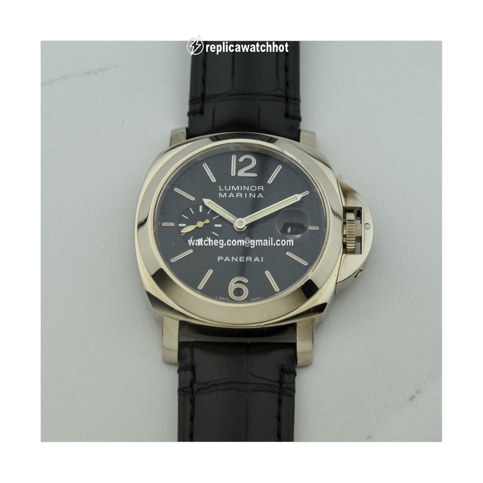 Panerai Luminor Mens watch Unisex Automatic White gold PAM 00180 2