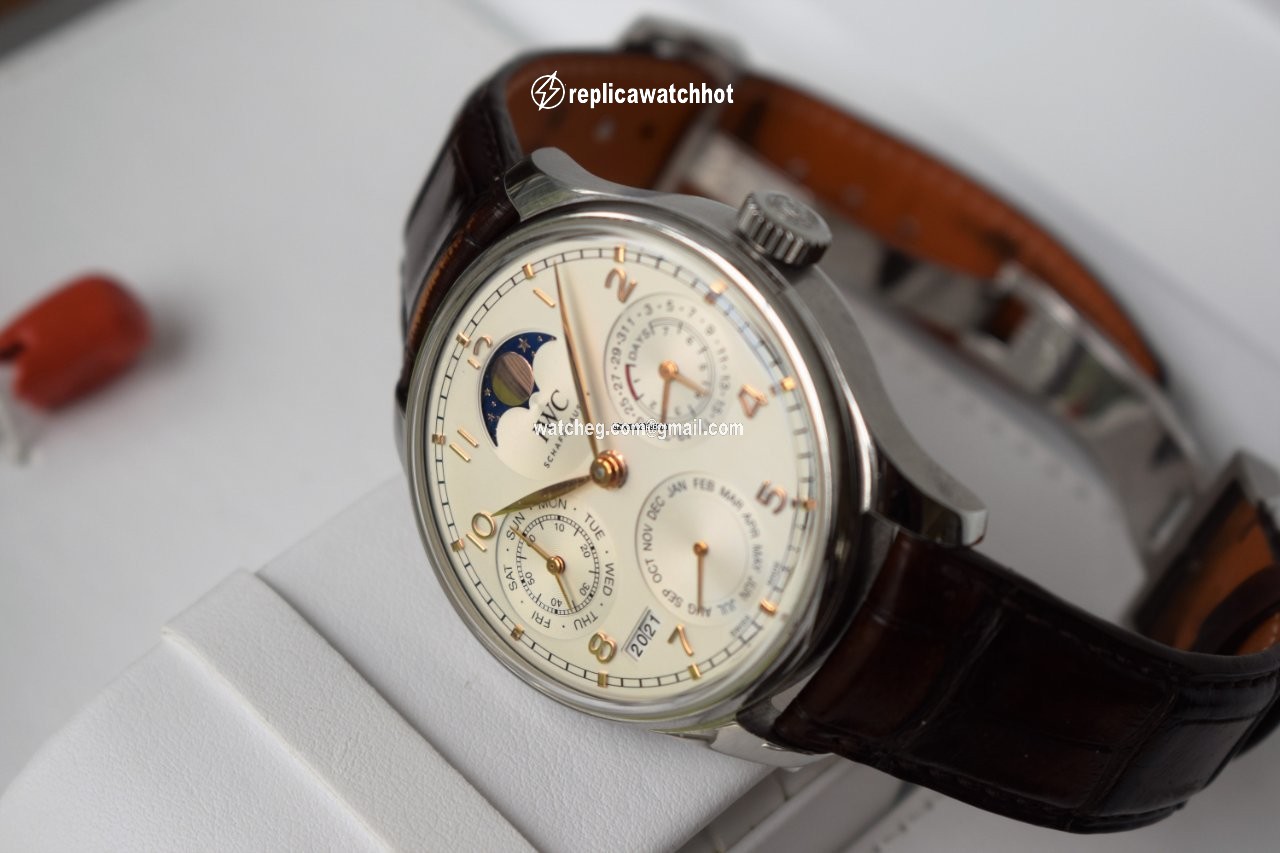 IWC Portuguese Perpetual Calendar Mens watch Unisex Automatic Steel IW503307 2