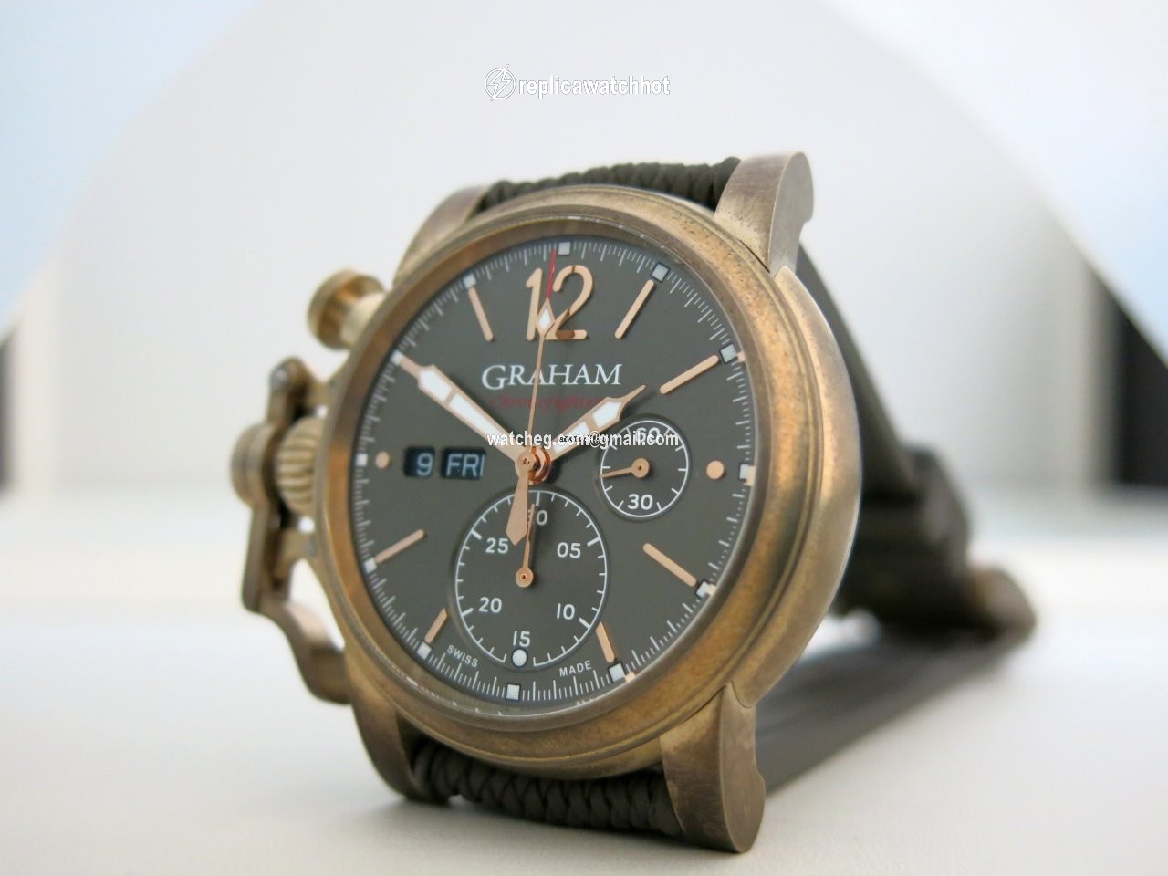 Graham Chronofighter Mens watch Unisex Automatic Bronze 2CVAK.G02A 2