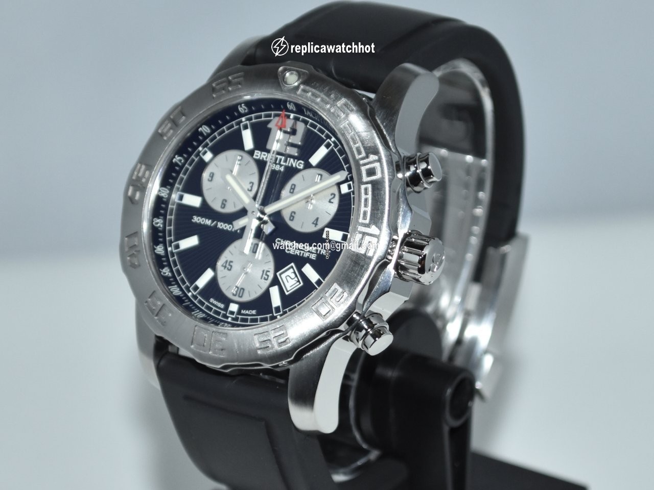 Breitling Colt Chronograph II Mens watch Unisex Quartz Steel A7338710 BB49 2