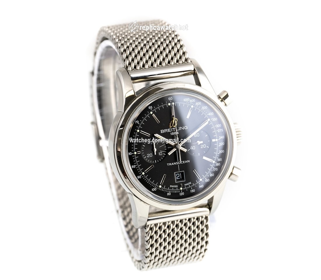 Breitling Transocean Chronograph 38 Mens watch Unisex Automatic Steel A4131012 BC06 2