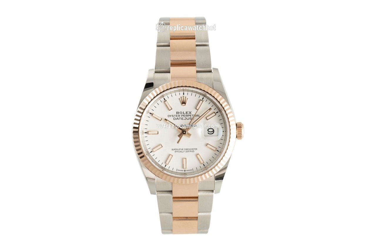 Rolex Datejust 36 Mens watch Unisex Gold Steel Automatic 126231 2