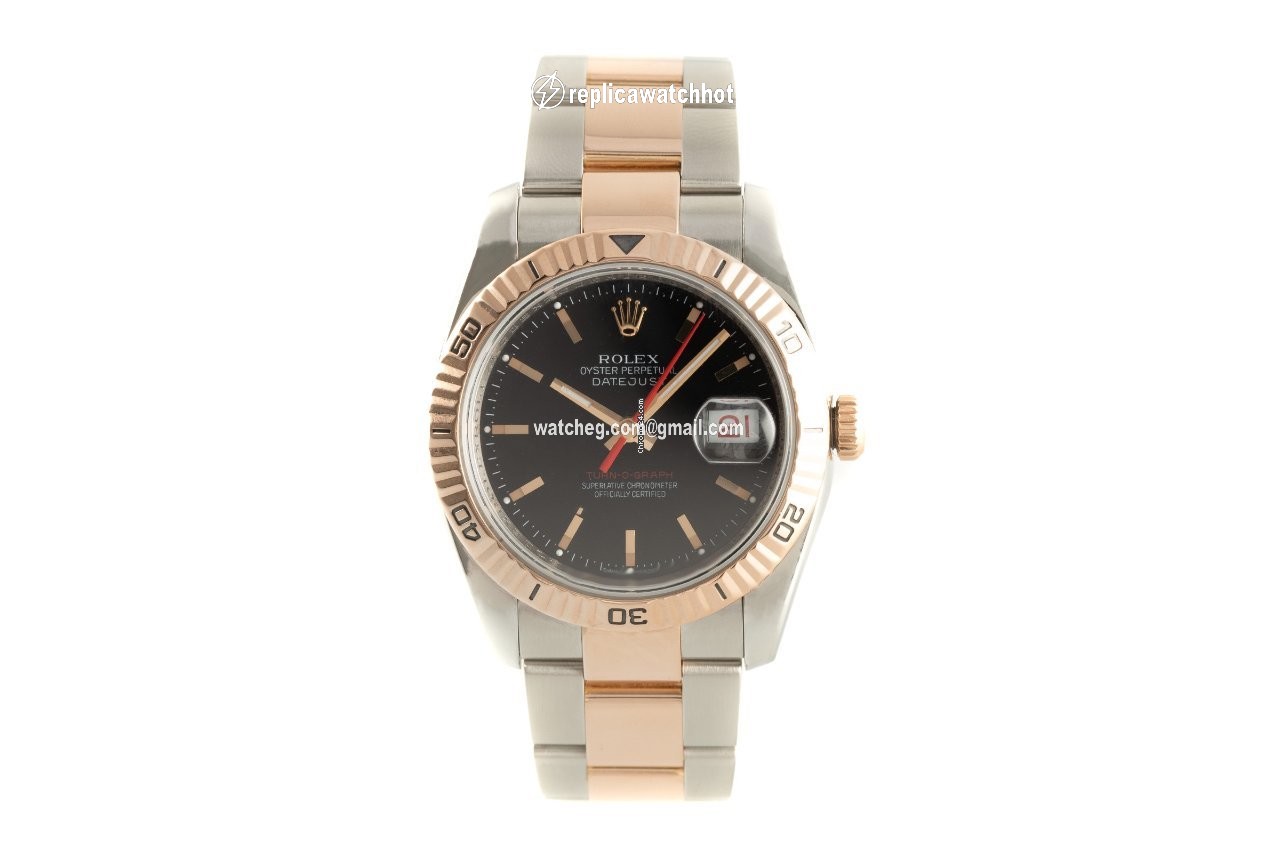 Rolex Datejust Turn-O-Graph Mens watch Unisex Gold Steel Automatic 116261 2