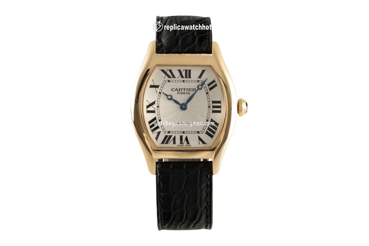 Cartier Tortue Mens watch Unisex Manual winding Yellow gold 2496 C 2