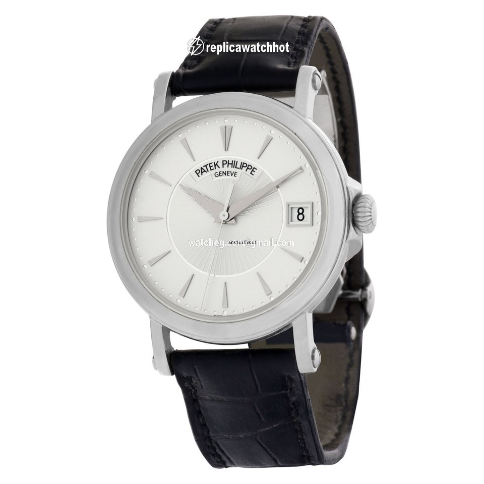 Patek Philippe Calatrava Mens watch Unisex Automatic White gold 5153G 2