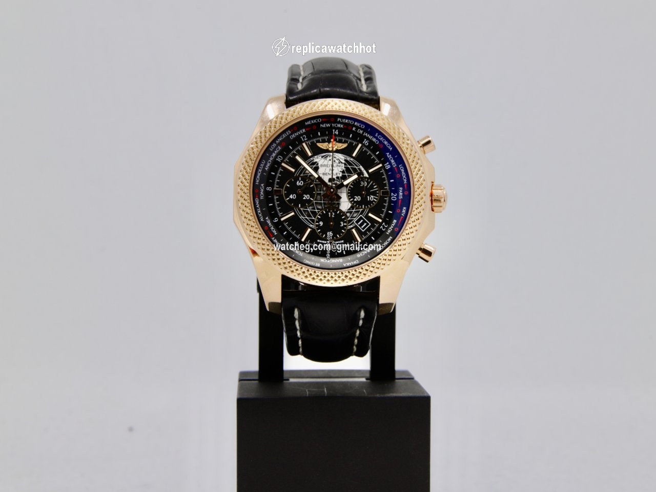 Breitling Bentley B05 Unitime Mens watch Unisex Automatic Rose gold RB0521U4 BC66 2