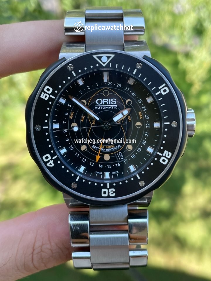 Oris ProDiver Pointer Moon Titanium 01 761 7682 7154-Set 2
