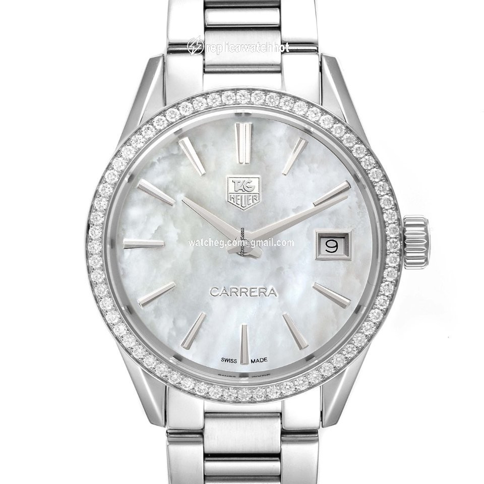 TAG Heuer Carrera Lady Womens watch Quartz Steel WAR1315.BA0778 2