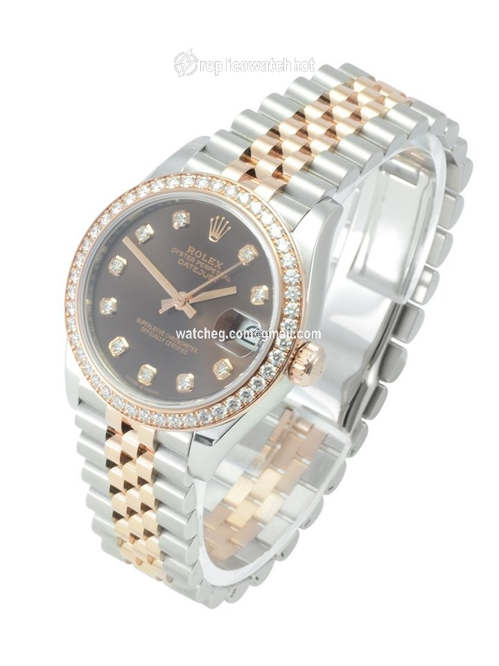 Rolex Datejust 31 Womens watch Gold Steel Automatic 278381RBR 2
