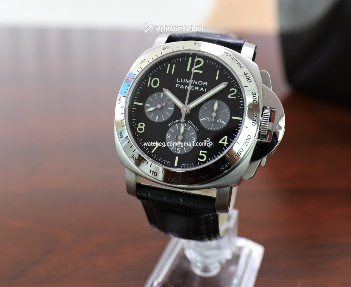 Panerai Luminor Chrono Mens watch Unisex Automatic Steel PAM 00162 2