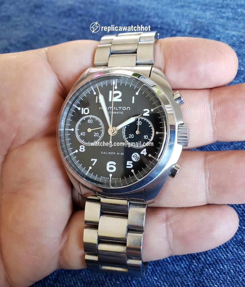 Hamilton Khaki Pilot Pioneer Mens watch Unisex Automatic Steel H76416135 2