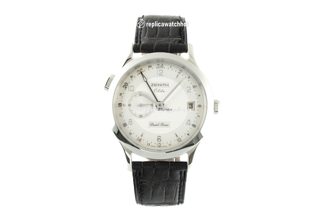 Zenith Elite Dual Time Mens watch Unisex Automatic Steel 03.1125.682 2