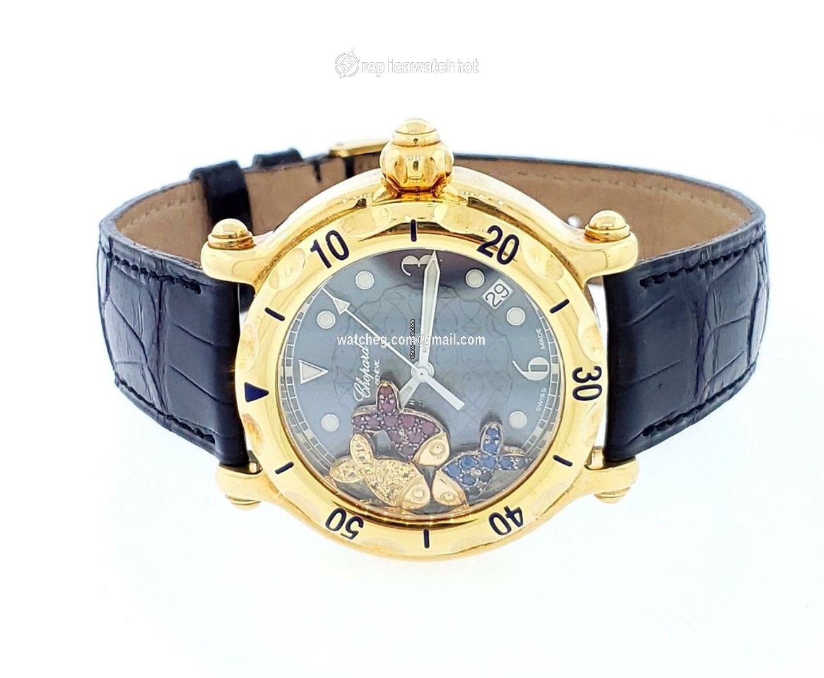 Chopard Happy Sport Quartz Yellow gold 28 3528-402 2