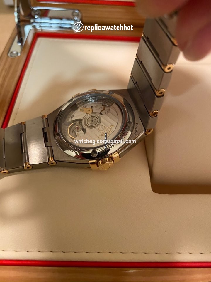 Omega Constellation Ladies Womens watch Automatic Gold Steel 123.20.35.20.02.002 2