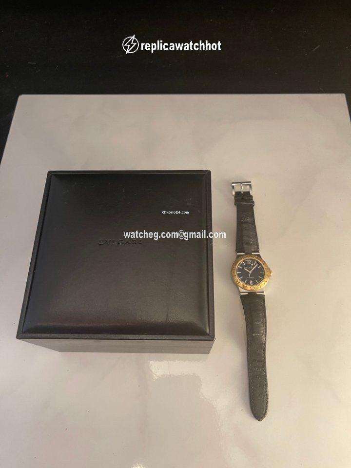 Bulgari Diagono Mens watch Unisex Automatic Gold Steel LC35SG 2