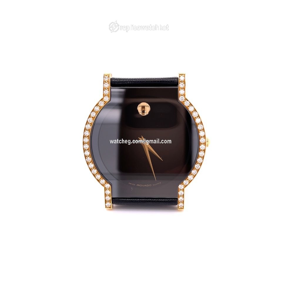 Movado Museum Mens watch Unisex Quartz Yellow gold 41-40-8704 2