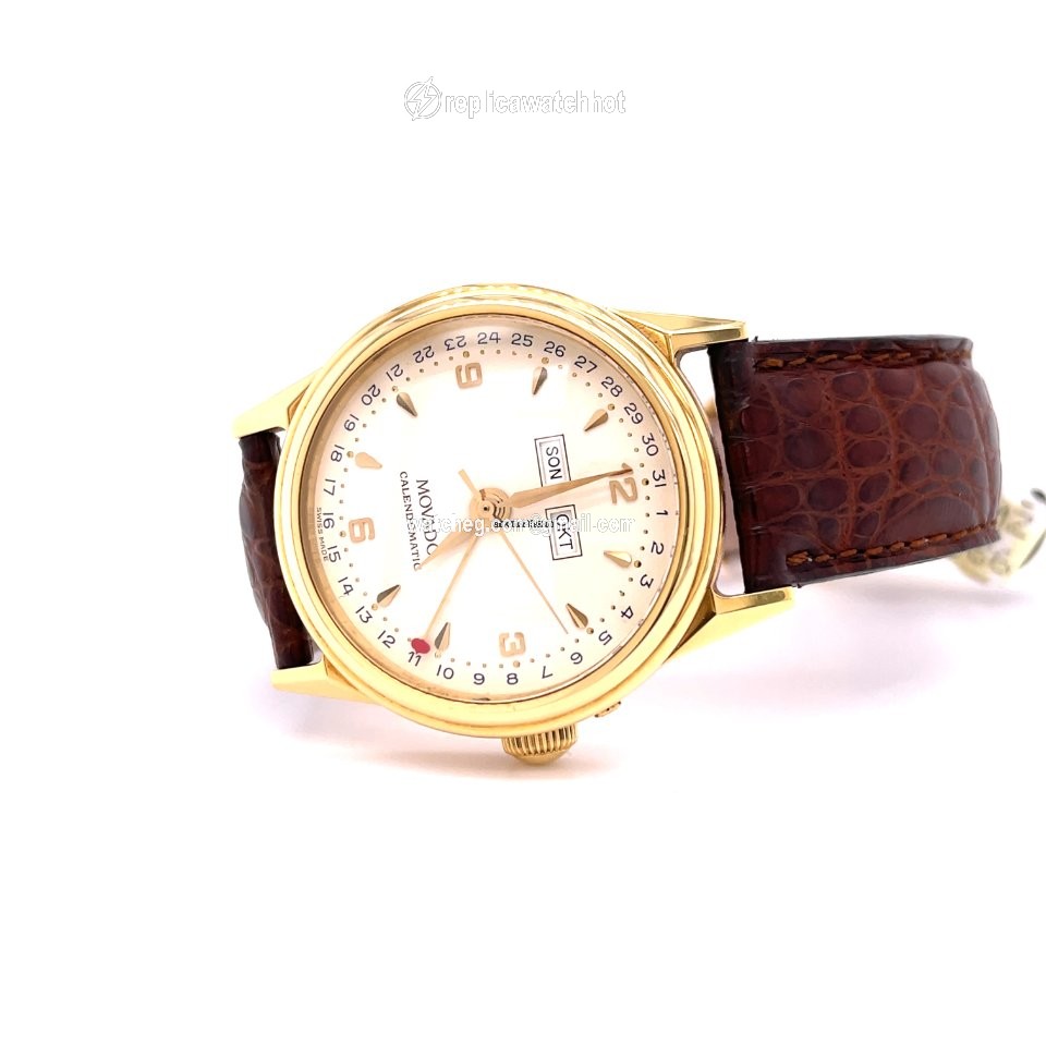 Movado Mens watch Unisex Automatic Yellow gold 40-B1-88 2