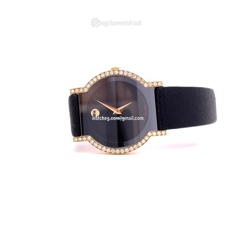 Movado Museum Womens watch Quartz Yellow gold 41-90-820 2
