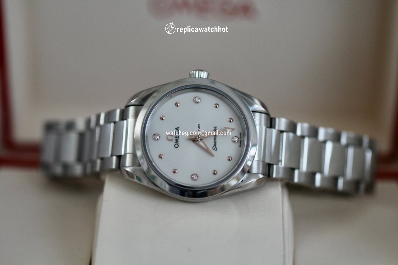 Omega Seamaster Aqua Terra Womens watch Quartz Steel 220.10.28.60.54.001 2