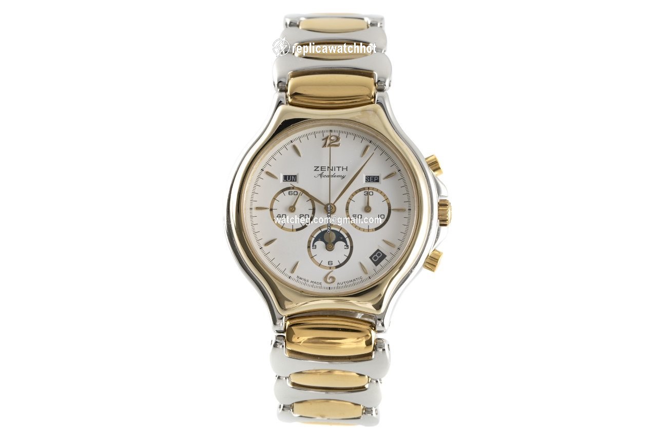 Zenith Academy Mens watch Unisex Automatic Gold Steel 59.6000.410 2