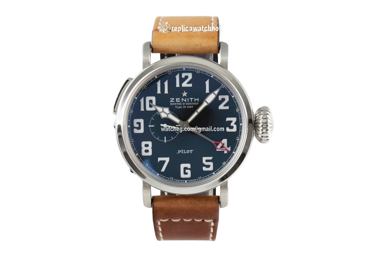 Zenith Pilot Type 20 GMT Mens watch Unisex Automatic Steel 03.2430.693 2