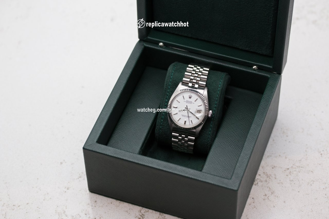 Rolex Datejust 36 Mens watch Unisex Gold Steel Automatic 1601 Vintage 2