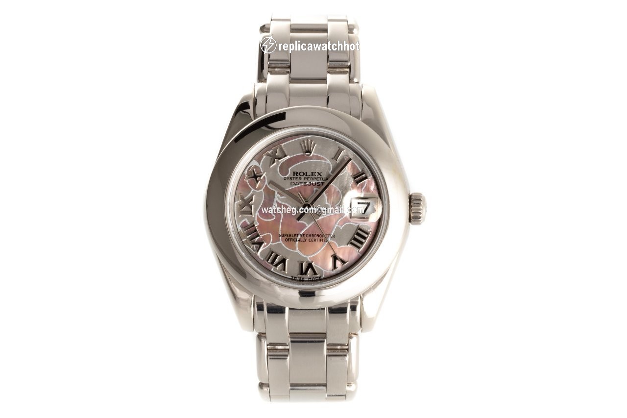 Rolex Lady-Datejust Pearlmaster Womens watch White gold Automatic 81209 2