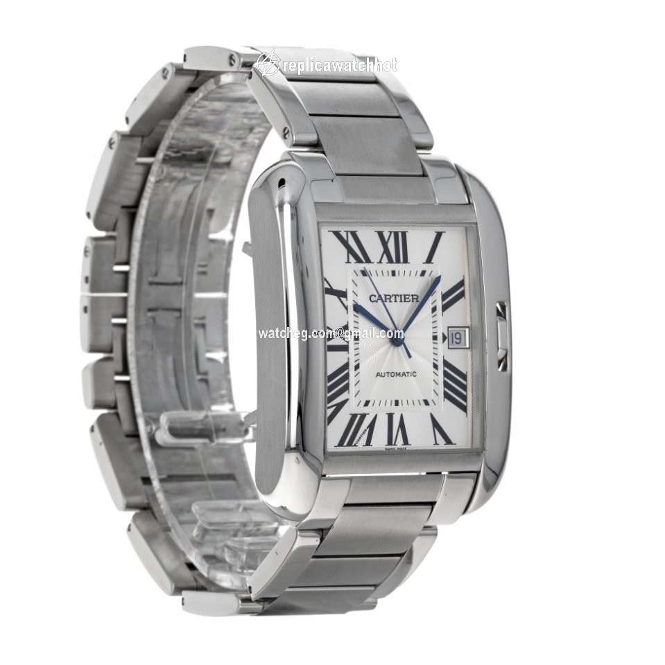 Cartier Tank Anglaise Mens watch Unisex Automatic Steel w5310008  3507 2