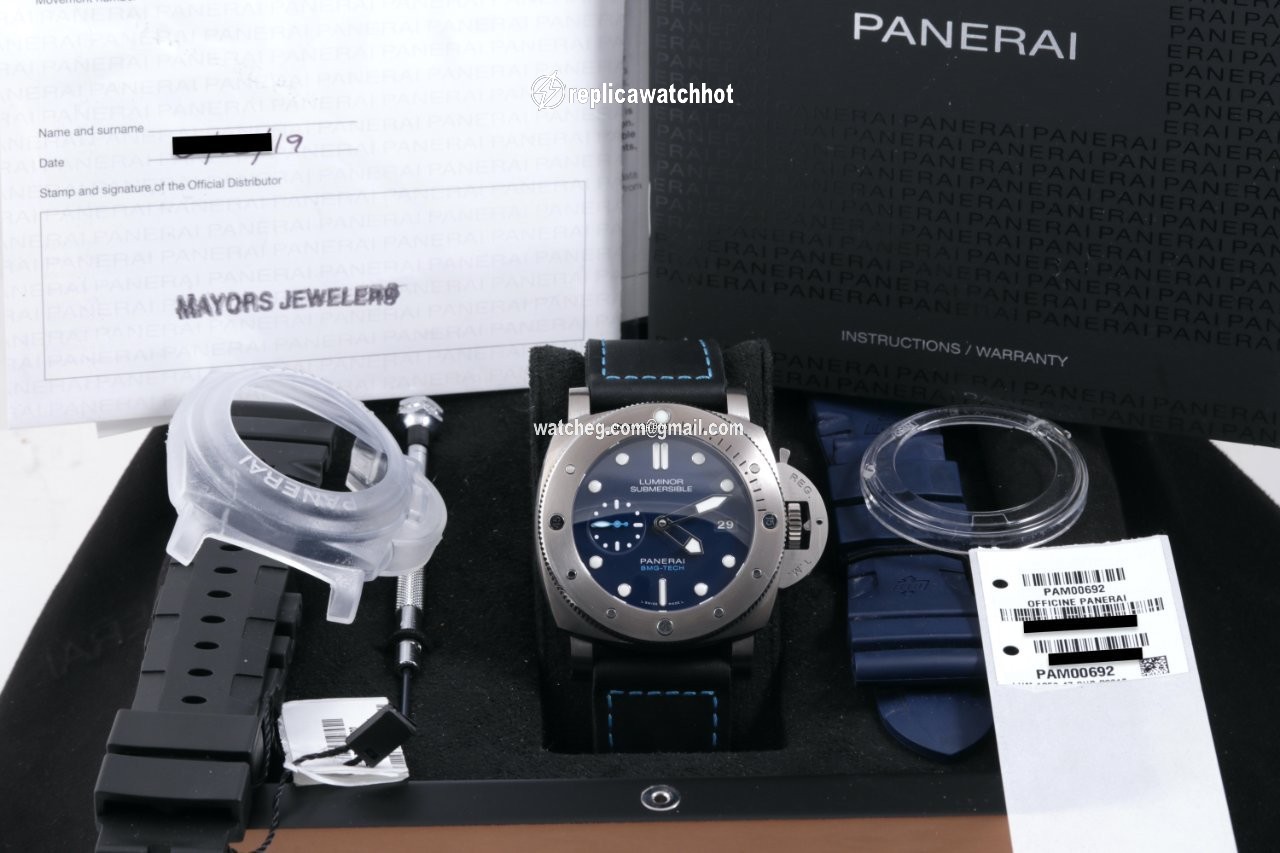 Panerai Luminor 1950 Mens watch Unisex Automatic Titanium PAM 00692 2