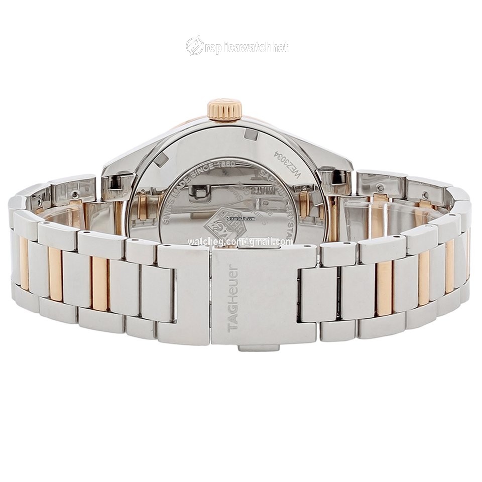 TAG Heuer Carrera Lady Womens watch Quartz Gold Steel WAR1352.BD0774 2