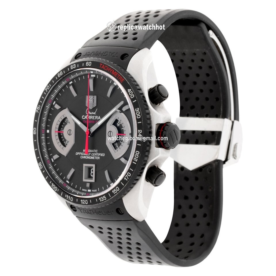 TAG Heuer Grand Carrera Mens watch Unisex Automatic Steel CAV511C.FT6016 2