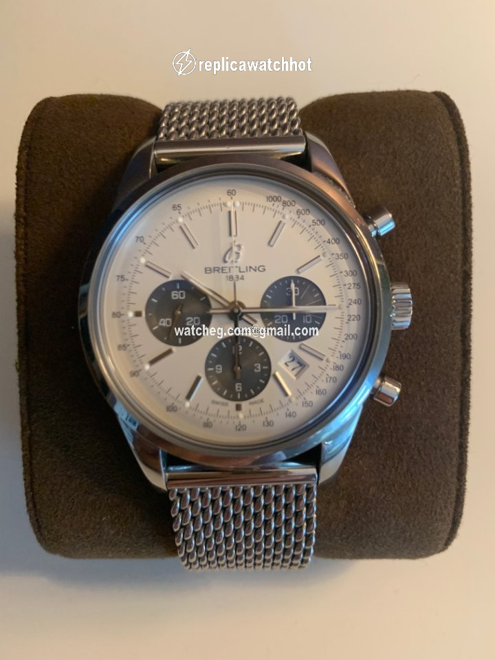 Breitling Transocean Chronograph Mens watch Unisex Automatic Steel AB015212 G724 154A 2
