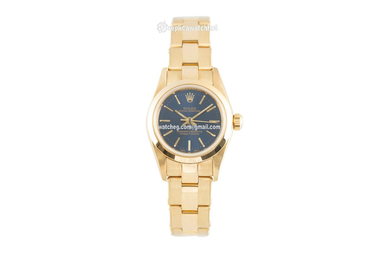 Rolex Oyster Perpetual Womens watch Yellow gold Automatic 76188 2
