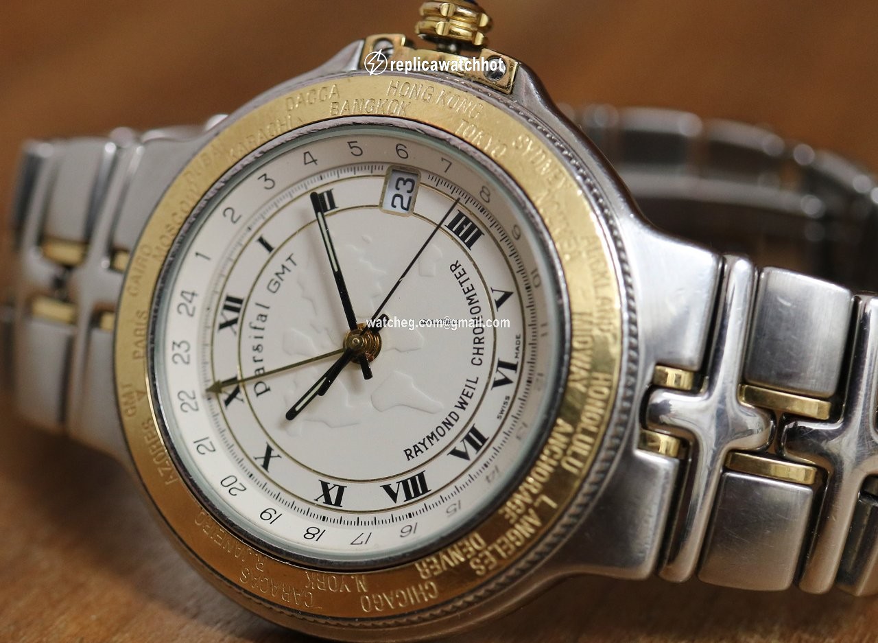 Raymond Weil Parsifal Mens watch Unisex Automatic Gold Steel 2990 2