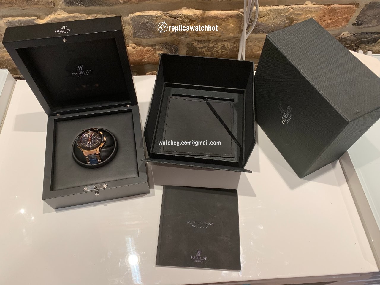 Hublot Big Bang 44 mm Mens watch Unisex Automatic Rose gold 301.PM.1780.PM 2