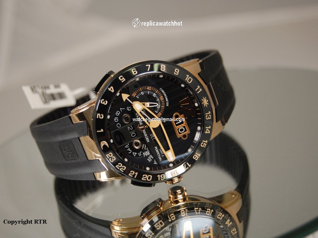 Ulysse Nardin El Toro  Black Toro Mens watch Unisex Automatic Rose gold 326-03 2