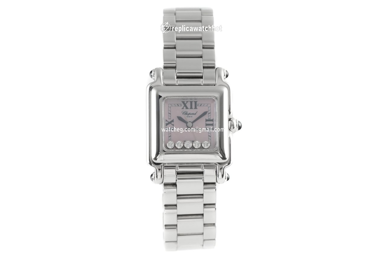 Chopard Happy Sport Womens watch Quartz Steel 27 8893-3006 2