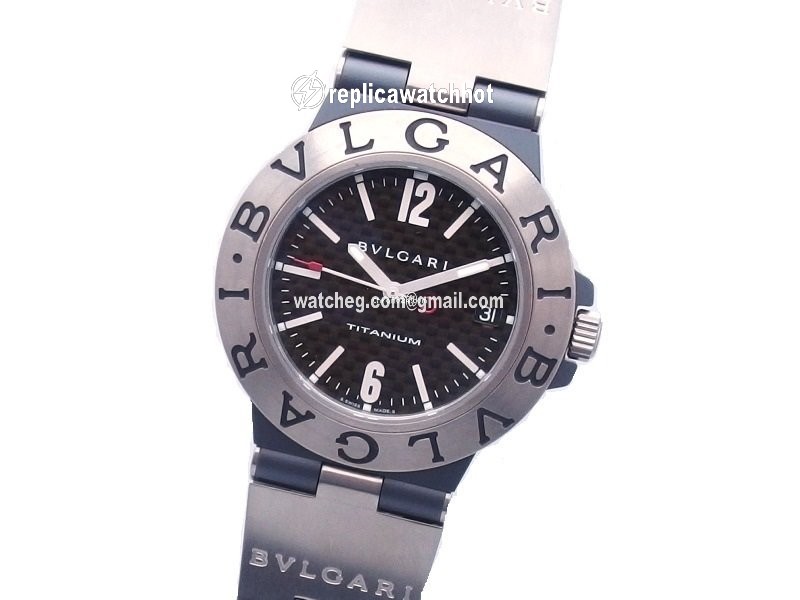 Bulgari Diagono Mens watch Unisex Automatic Titanium TI38TA 2
