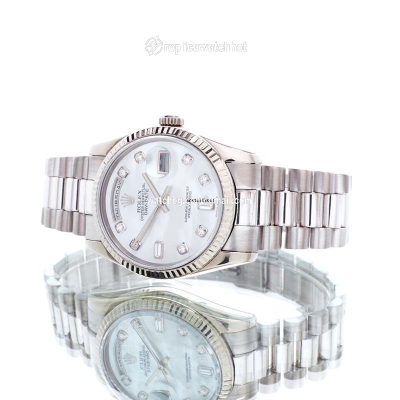 Rolex Day-Date 36 Mens watch Unisex White gold Automatic 118239 2