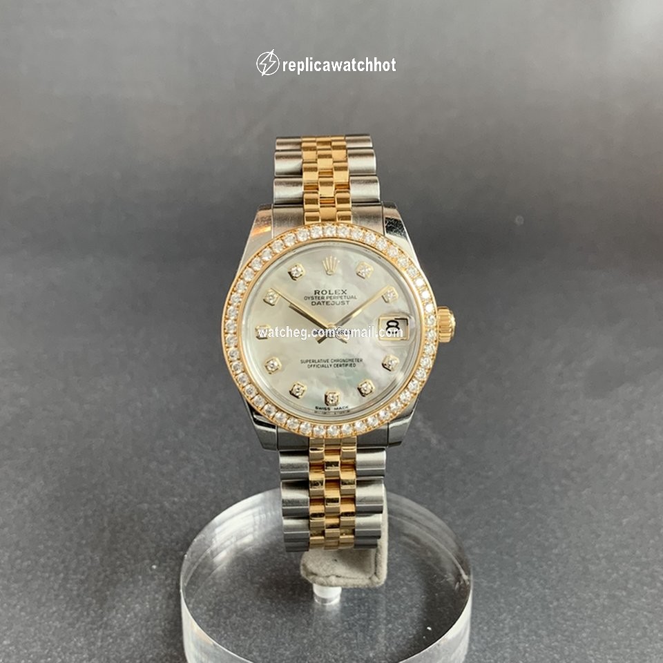 Rolex Datejust 31 Womens watch Gold Steel Automatic 178383 2