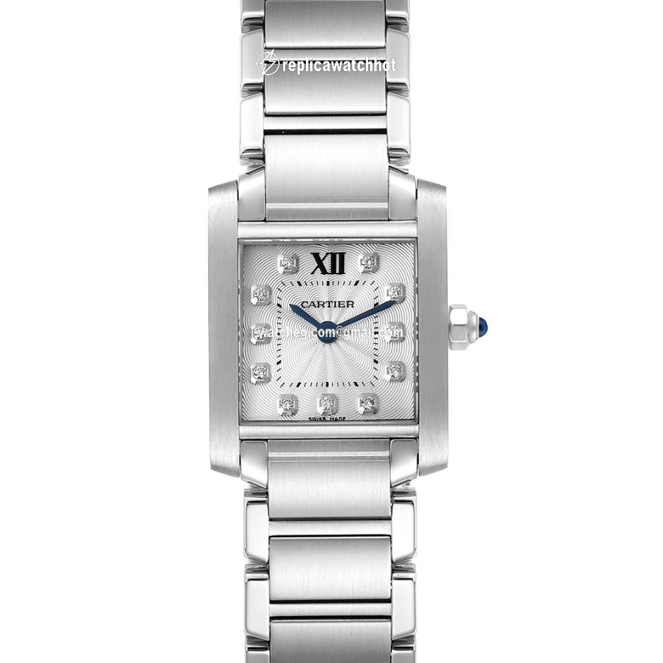 Cartier Tank Francaise Womens watch Quartz Steel WE110006 2